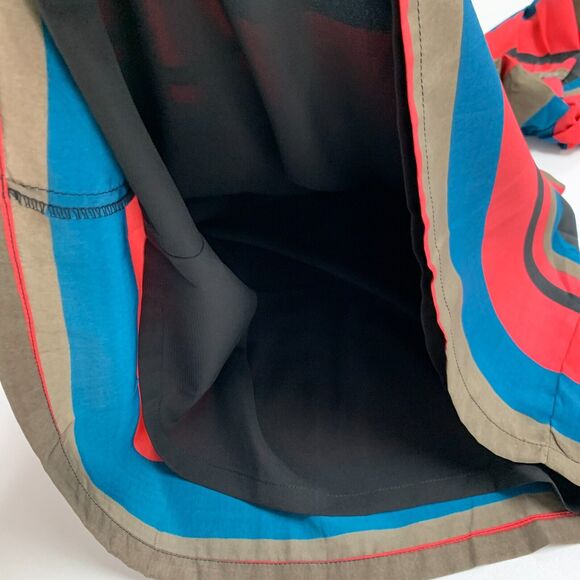 Tinley Road Stripe Shift Dress Womens S Small Puff Sleeves Keyhole Back Scoop - Picture 12 of 16